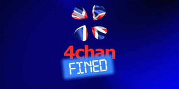 four chan logo in uk flag colors
