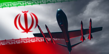 Iran flag drone