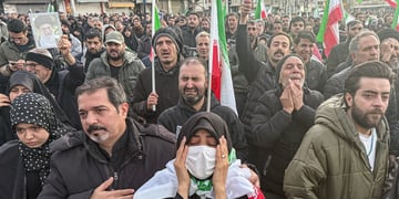 iranian people devestaed