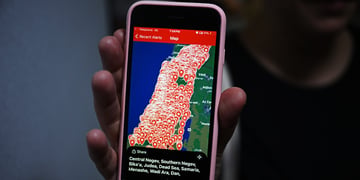 Israeli missile warning app