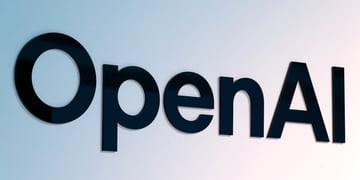 openai logo plaque
