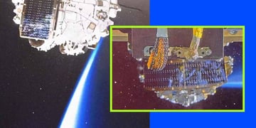 satelite takes off to orbit