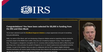 Musk IRS scam