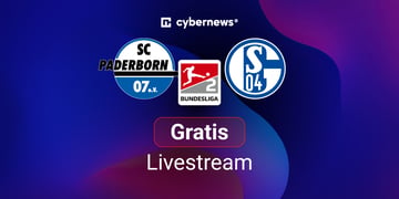 Paderborn vs. Schalke, Team Logos, Gratis-Livestream, blau