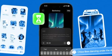 A smartphone with the new AI-powered Bond app open