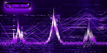 Three violet colored interference lines linking missing scientists.