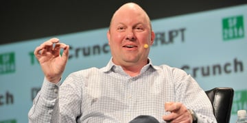 Entrepreneur Marc Andreessen speaks onstage during TechCrunch Disrupt SF