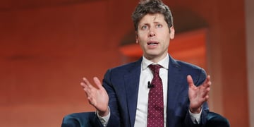 OpenAI CEO Sam Altman speaks during the BlackRock Infrastructure Summit