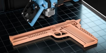 3D printed gun model