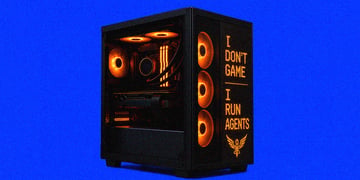 AI agent on gaming PC