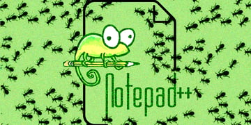 Notepad plus plus affected by the malicious code