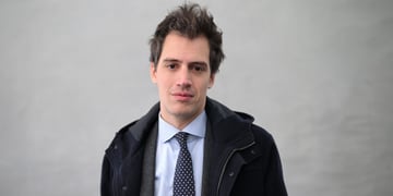 Arthur Mensch, founder of Mistral AI, at the World Economic Forum in Davos