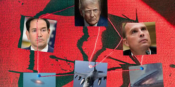 Various UFO contractors and trump near images of UFOs.