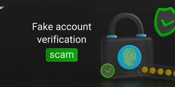 fake account verification scam