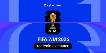 FIFA 2026 Logo, Gratis-Stream, blauer Hintergrund
