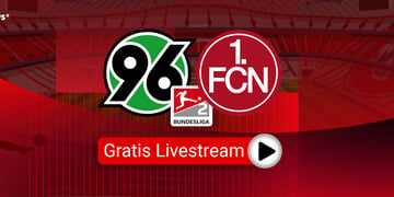 hannover 96 fc nuernberg, Logos, Livestream, rot