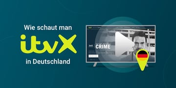 ITVX Logo, Deutschland-Positionsmarker, Bildschirm, grün