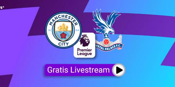 Manchester City vs. Crystal Palace, Logos, Free Stream, purple