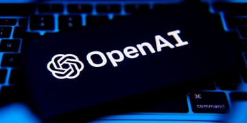 OpenAI logo seen on a phone