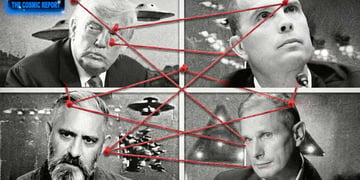 President Trump alongside other UFO whistleblowers.