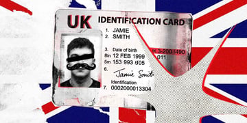 using someone elses IDs with afake mustaches