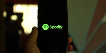 Spotify logo on smartphone