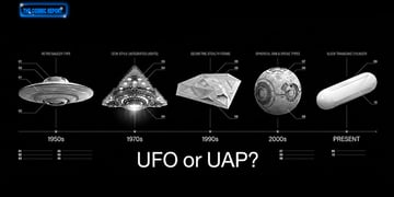 A historical timeline from the 1950s until now of UFOs and UAPs.