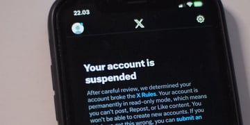 X account suspension