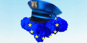 cloud eu flag police hat