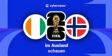 Elfenbeinküste vs. Norwegen, Flaggen, WM 2026, blau