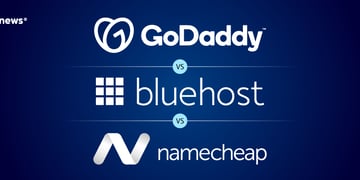 godaddy vs bluehost vs namecheap