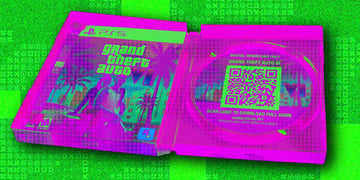 A GTA6 case with only a QR code within.