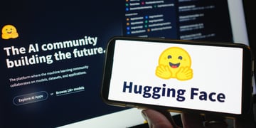 Hugging Face logo, website