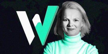 The logo of W Social, the company's CEO Anna Zeiter