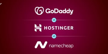 godaddy vs hostinger vs namecheap