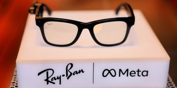 Ray-Ban Meta smart glasses on display