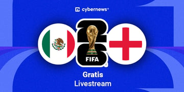Mexiko vs. England, Länderflaggen rund, Gratis-Livestream, blau