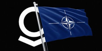 Palantir logo, NATO flag