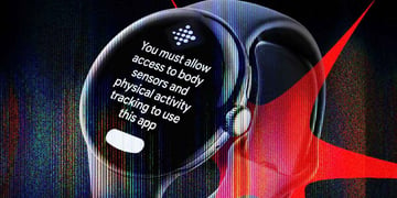 Google Health app notification on Pixel Watch