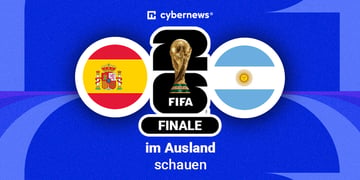 Spanien vs. Argentinien, Länderflaggen, WM-Finale 2026