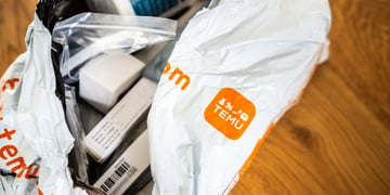 Package from Temu with multiple items