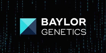 Baylor Genetics logo in black background