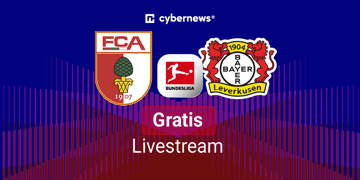 Augsburg vs. Leverkusen, Team Logos, Bundesliga, Gratis-Livestream