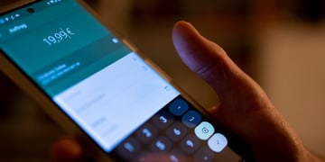 Bank money transfer on a payments app
