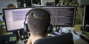 developer working computer bloomberg