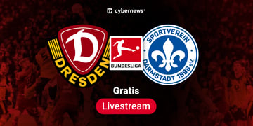 Dynamo vs Darmstadt, Team-Logos, 2. Bundesliga Gratis-Livestream, rot