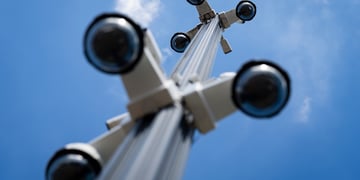 A Flock surveillance camera. Al Drago via Getty Images.