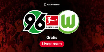 Hannover 96 vs Wolfsburg, Team-Logos, 2. Bundesliga Gratis-Livestream, rot