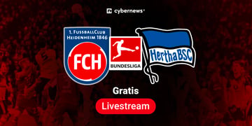 Hertha vs Heidenheim, Team-Logos, 2. Bundesliga Gratis-Livestream, rot