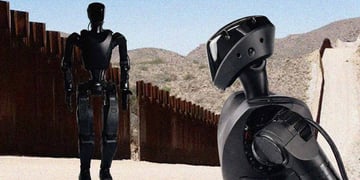 Humanoid robots at the US-Mexico border
